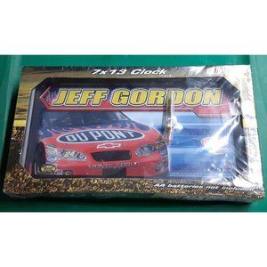 Nascar Jeff Gordon Clock 2006 NWT